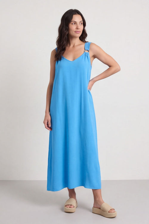 Fiona Strap Dress Kingfisher – image 1 of 5