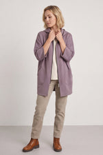 Marjorie Zip Hooded Jacket Mocha Mocha - Marjorie Zip Hooded Jacket Mocha – image 1 of 6
