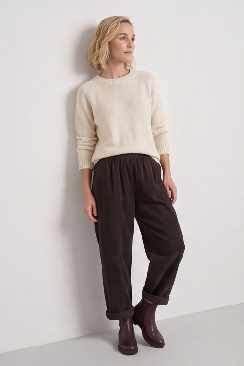 Poppy Needlecord Trousers Cocoa – image 1 of 6