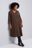 Amina Needlecord Dress Cocoa – image 1 of 6