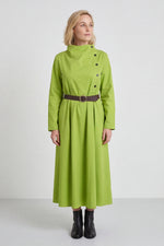 Eudora Belted Dress Green Green - Eudora Belted Dress Green – image 1 of 6