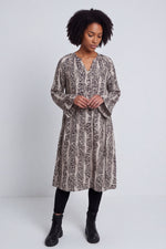 Jackie Snake Print Dress Nutmeg - Jackie Snake Print Dress – image 1 of 4