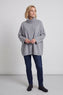 Jude Polo Neck Knitted Jumper Mid Grey – image 1 of 5