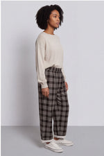 Kirri Check Trousers Black Black - Kirri Check Trousers Black – image 1 of 5