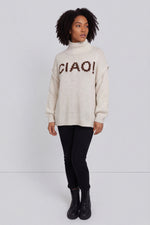 Ciao Knitted Jumper Stone Stone - Ciao Knitted Jumper Stone – image 1 of 6