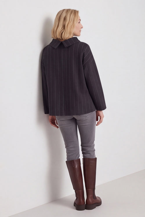 Siobhan Cowl Neck Top Black – image 1 of 6