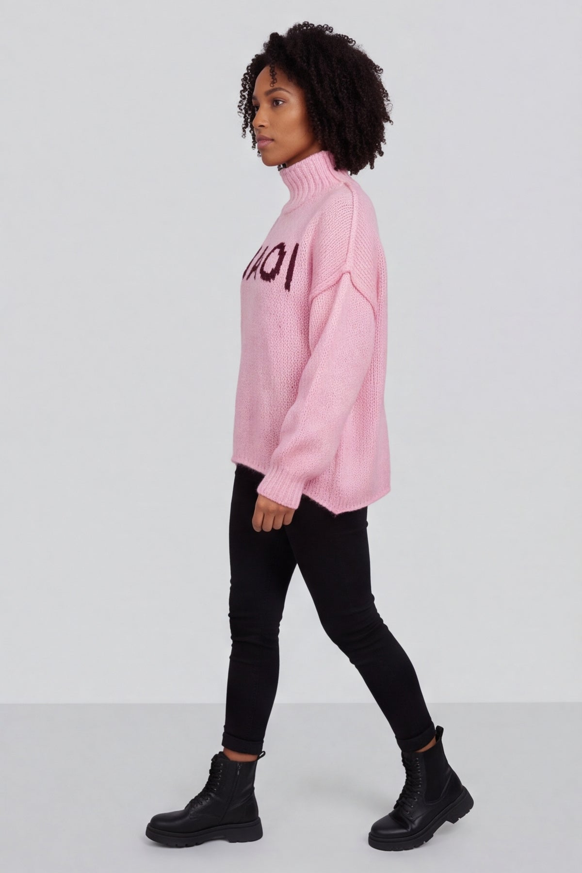 Ciao Knitted Jumper Pink – image 1 of 5