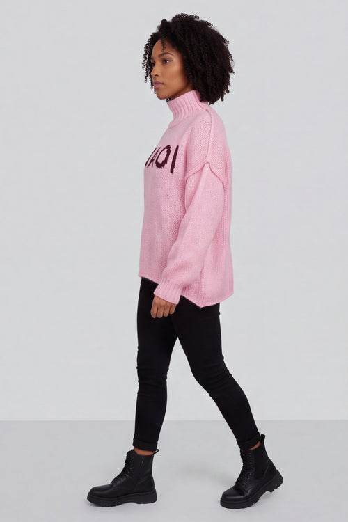 Ciao Knitted Jumper Pink – image 1 of 5