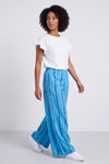 Chelle Stripe Linen Trousers Kingfisher – image 1 of 6