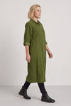 Lecia Needlecord Shirt Dress Olive – image 1 of 6