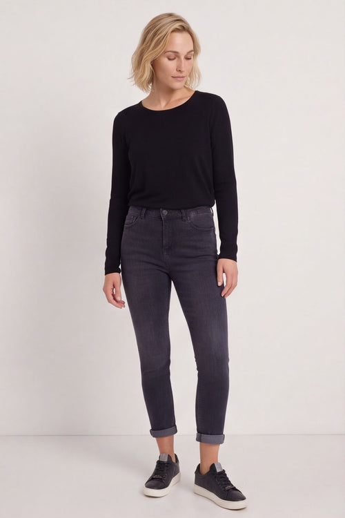 Vero Moda Black Washed Denim Jeans Black – image 1 of 6