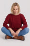 Nessie Stripe Cord Top Wine – image 1 of 6