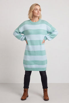 Osanna Stripe Knitted Jumper Light Blue – image 1 of 6