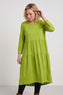 Callady Tiered Cotton Dress Green – image 1 of 3