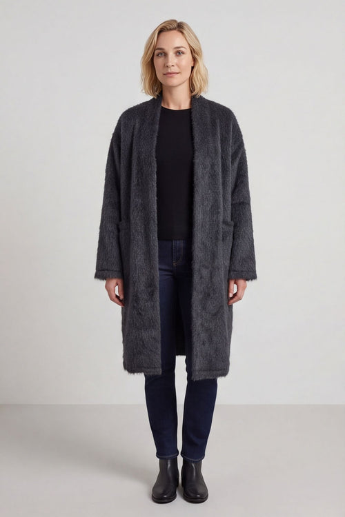 Stevie Soft Brushed Longline Jacket – image 1 of 6