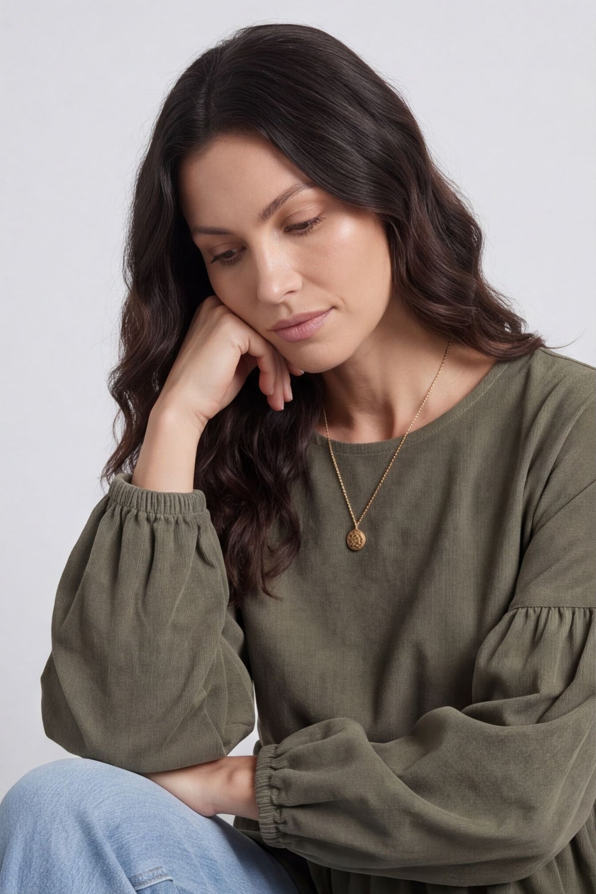 Bella Needlecord Tiered Top – image 1 of 5