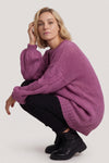Layne Knitted Jumper Grape – image 1 of 6