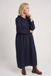 Saskia Hooded Dress Navy – image 1 of 3