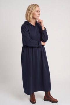 Saskia Hooded Dress Navy – image 1 of 3