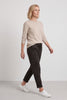 Effie Leopard Print Cotton Joggers Cocoa – image 1 of 6