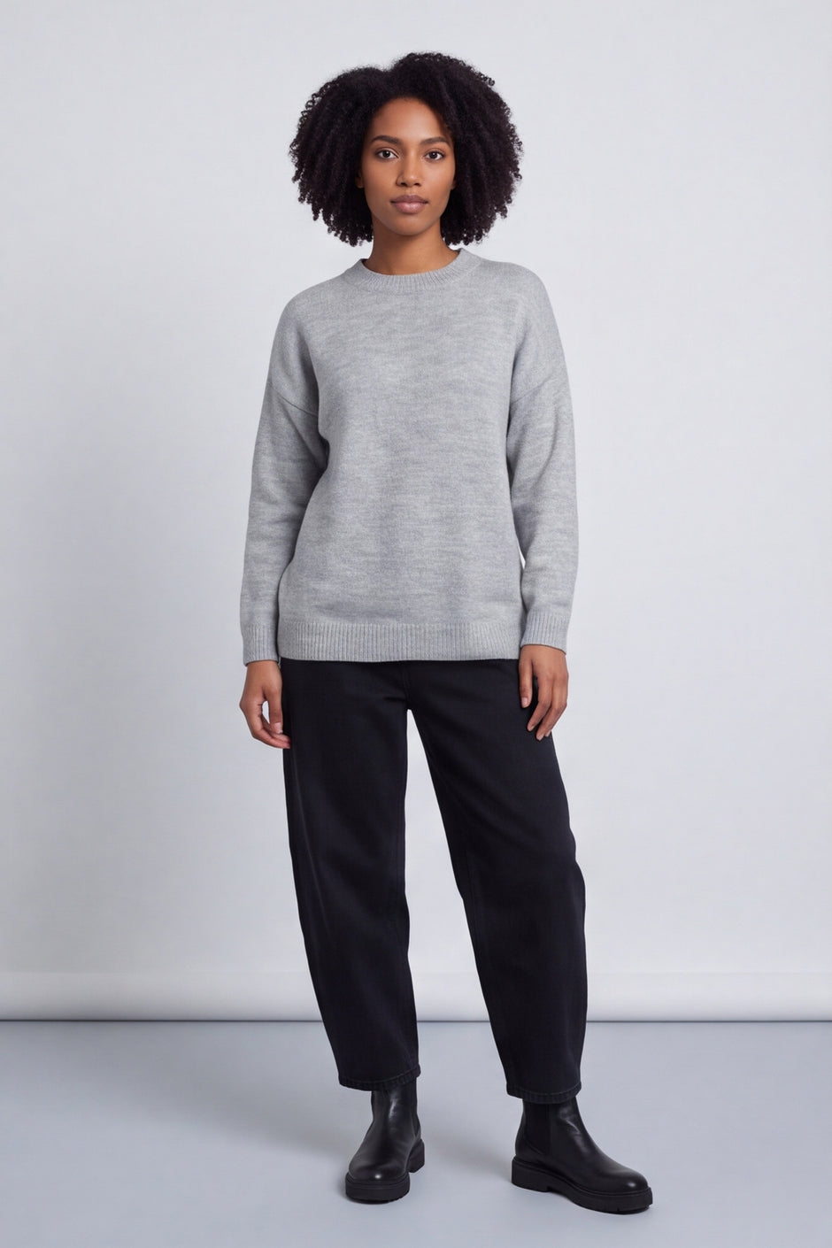 Elaine Knitted Jumper Grey – image 1 of 6