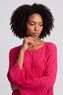 Wynne Pleated Top Fuchsia – image 1 of 5