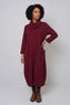 Maris Snood Cotton Dress Wine – image 1 of 4