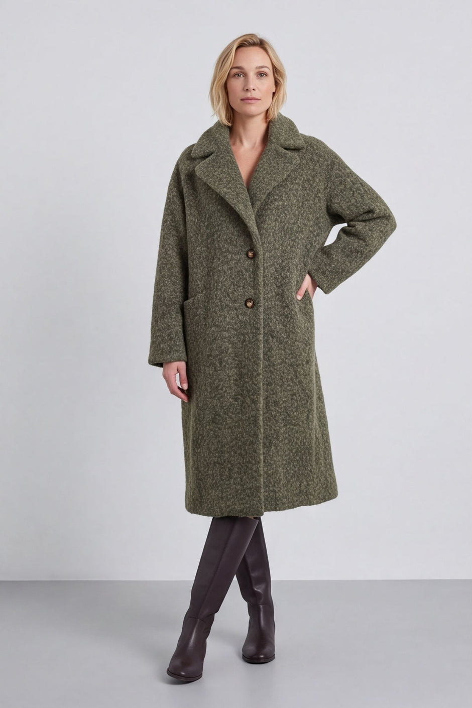 Stefania Coat Khaki – image 1 of 6