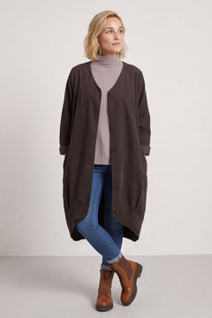 Lacinda Needlecord Jacket Cocoa – image 1 of 5