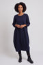 Minnie Seam Detail Cotton Tunic Navy – image 1 of 6