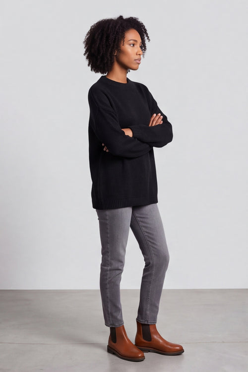 Elaine Knitted Jumper Black – image 1 of 6