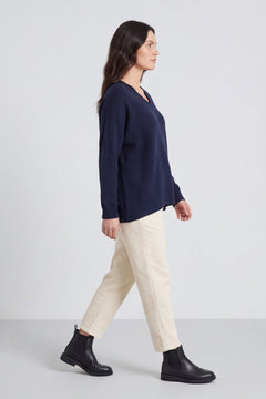 Madelyn Knitted Jumper Navy