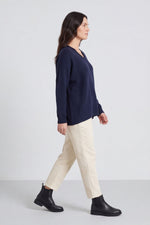 Madelyn Knitted Jumper Navy Navy - Madelyn Knitted Jumper Navy