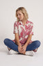 Jojo Print Button Dress Stone – image 1 of 6