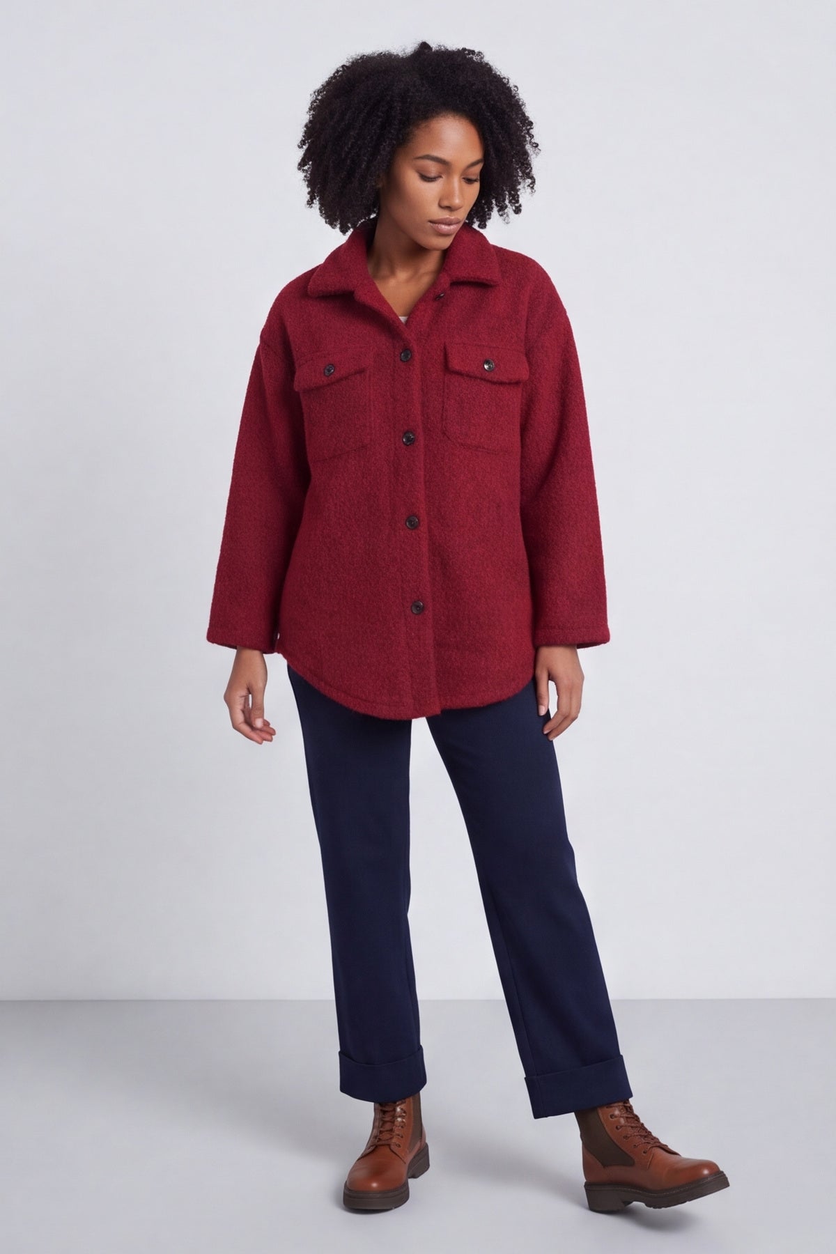 Brylee Jacket Wine – image 1 of 6