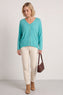 Blythe Button Detail Top Aqua – image 1 of 3