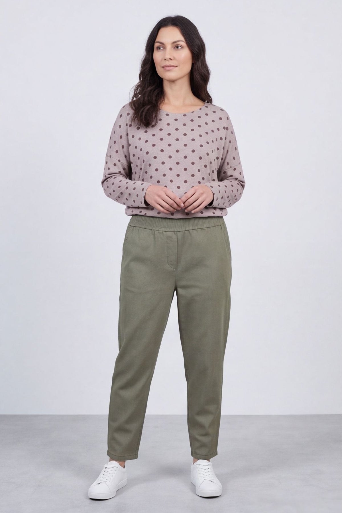 Rosaria Relaxed Turn-Up Trousers – image 1 of 6