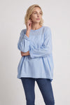 Dianne Cotton Top Light Blue – image 1 of 6