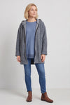 Sheila Zip Hooded Jacket Grey – image 1 of 6
