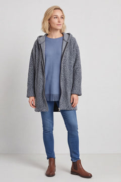 Sheila Zip Hooded Jacket Grey – image 1 of 6