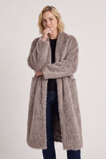 Stevie Soft Brushed Longline Jacket Light Mocha - Stevie Soft Brushed Longline Jacket – image 1 of 6