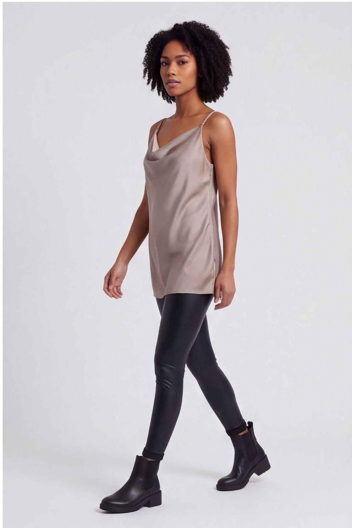 Rinoa Vest Top Stone – image 1 of 6