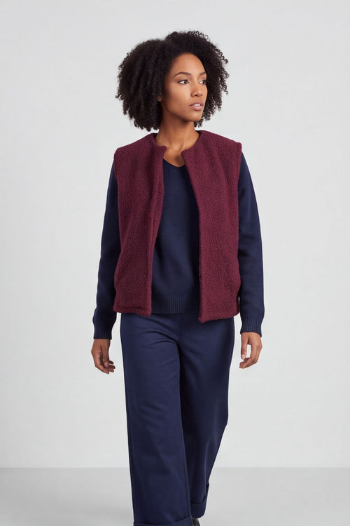 Tessa Bouclé Gilet – image 1 of 5