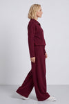 Cinda Cotton Trousers Wine – image 1 of 5