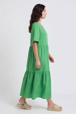 Nova Linen Dress Emerald Emerald - Nova Linen Dress Emerald – image 1 of 4
