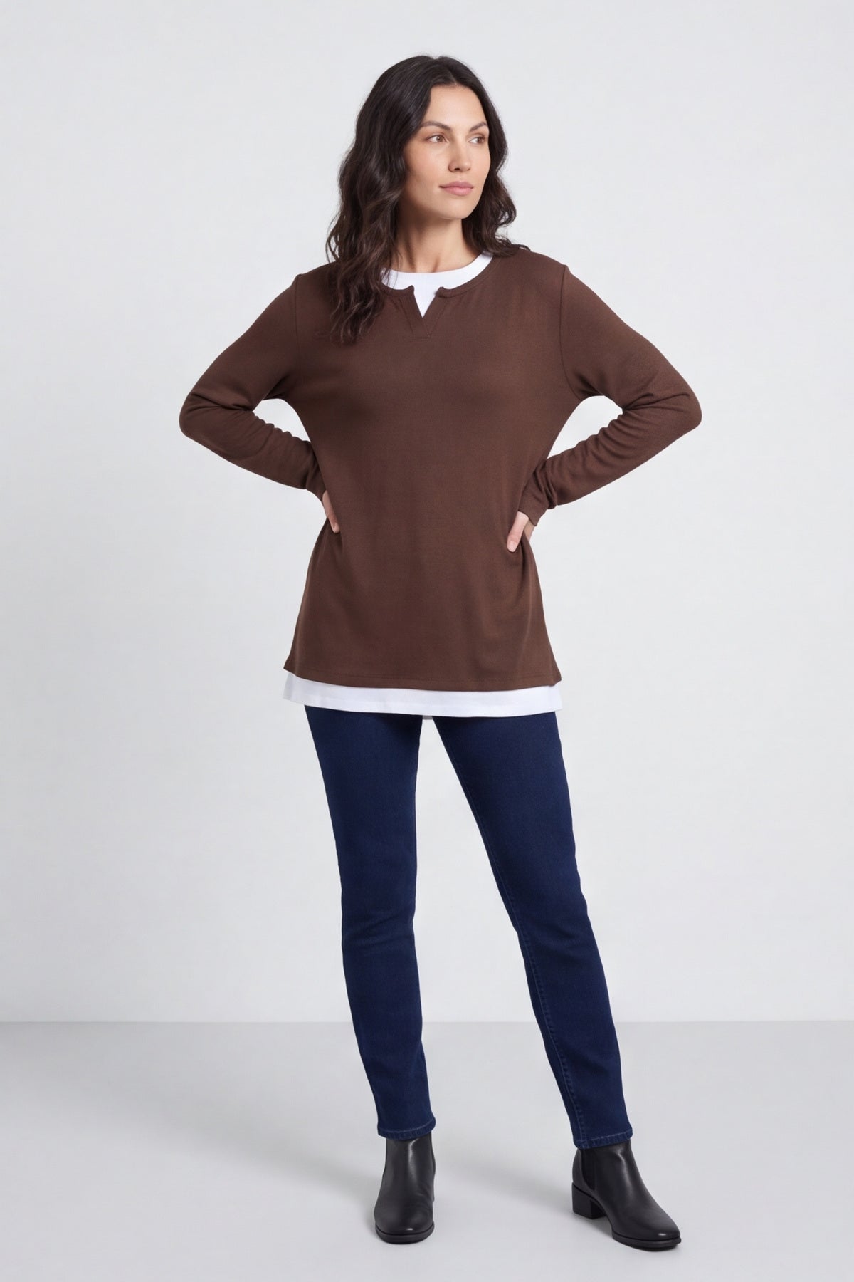 Casiane Top Cocoa – image 1 of 6