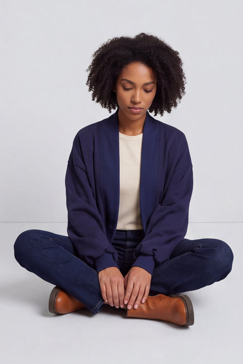 Ramsey Cotton Jacket Navy – image 1 of 6