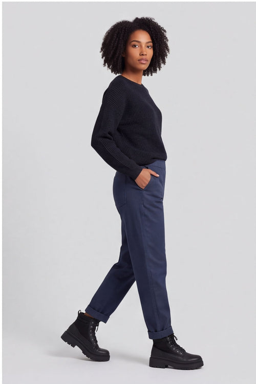 Rosaria Relaxed Turn-Up Trousers – image 1 of 5