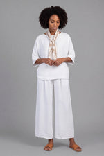 Athena Wide Leg Trousers White White - Athena Wide Leg Trousers White – image 1 of 6