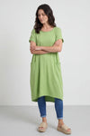 Clara Cotton Dress Green – image 1 of 6